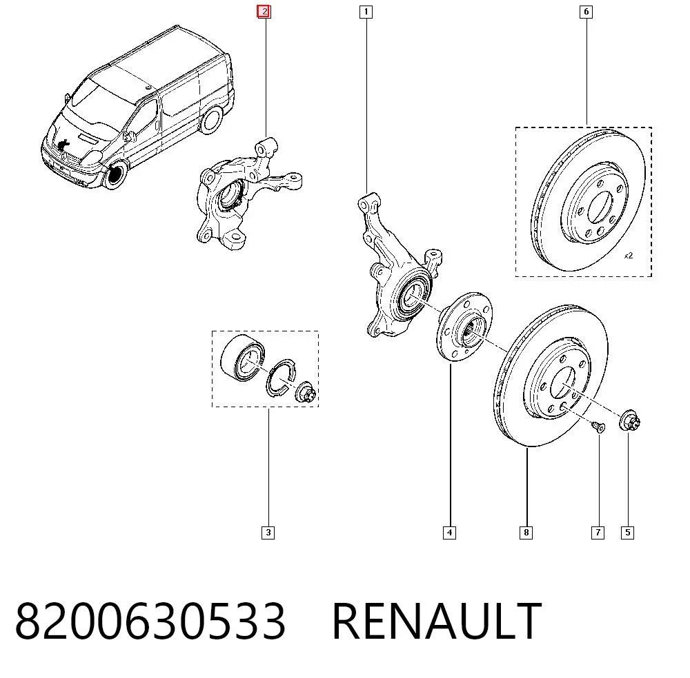 8200630533 Renault (RVI)