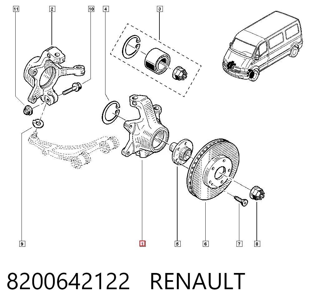 8200642122 Renault (RVI)