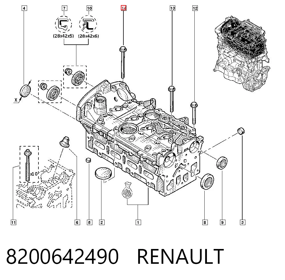 8200642490 RENAULT