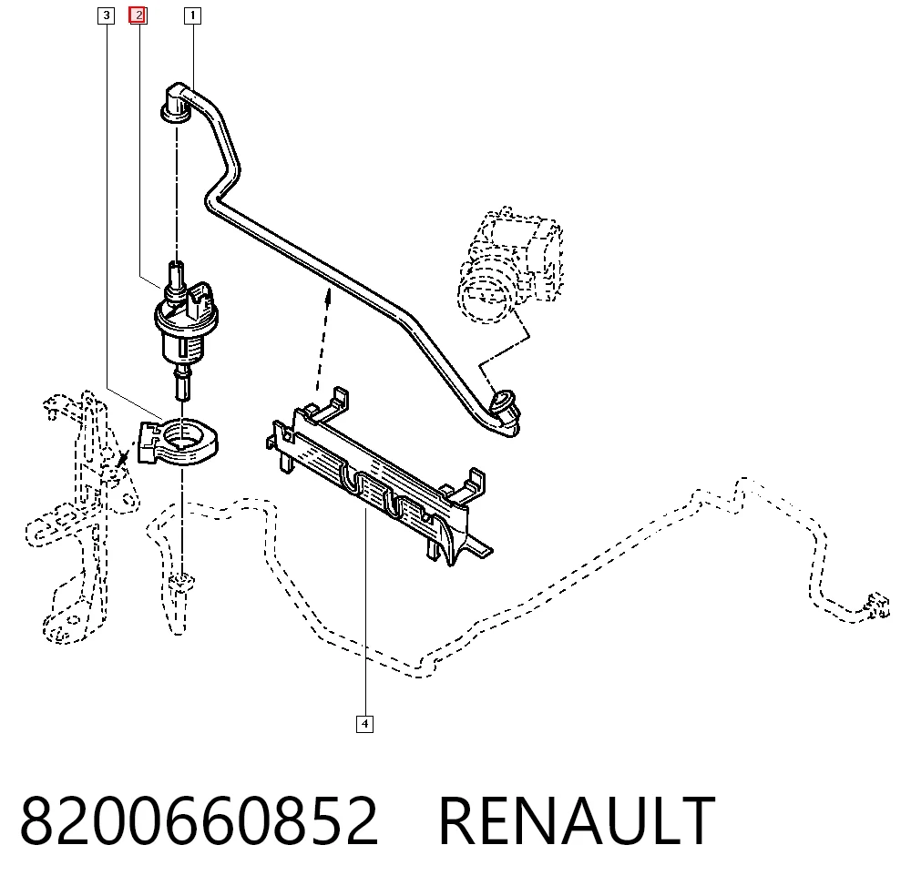  Valvula de purga del canister Renault Megane 2