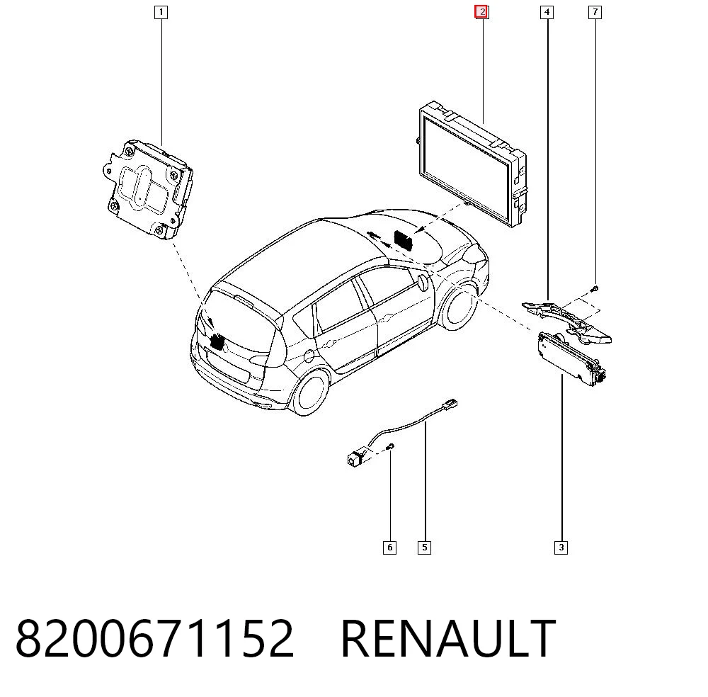 Comprar Pantalla multifunción Renault Scenic III JZ0, JZ1 a bajo precio