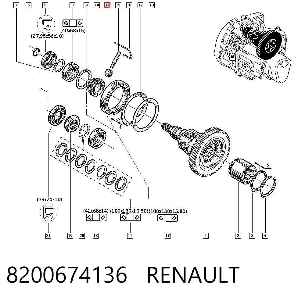 8200674136 Renault (RVI)