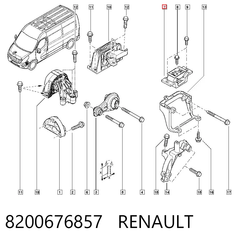 8200676857 Renault (RVI)