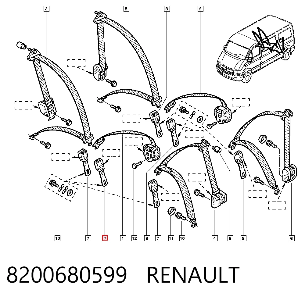 8200680599 Renault (RVI)