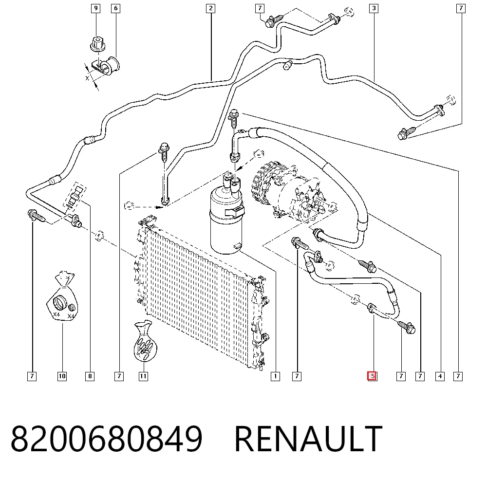 8200680849 Renault (RVI)