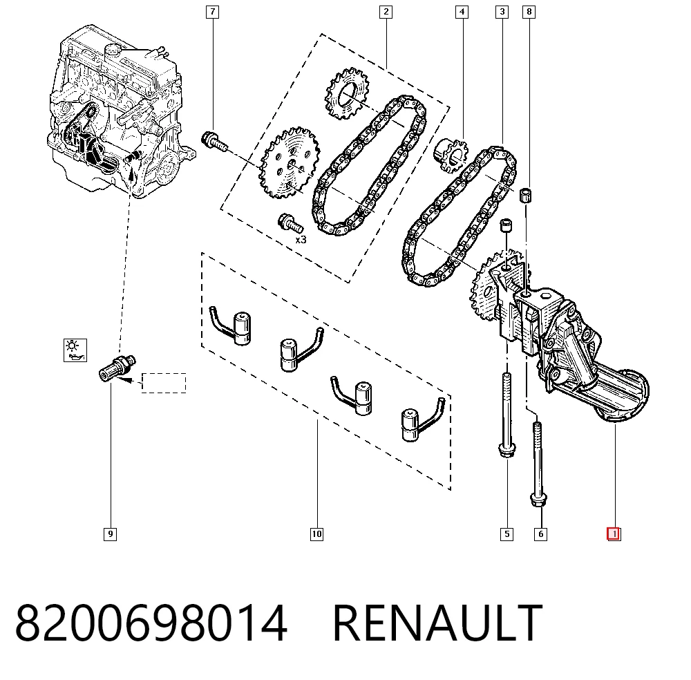 8200698014 Renault (RVI)
