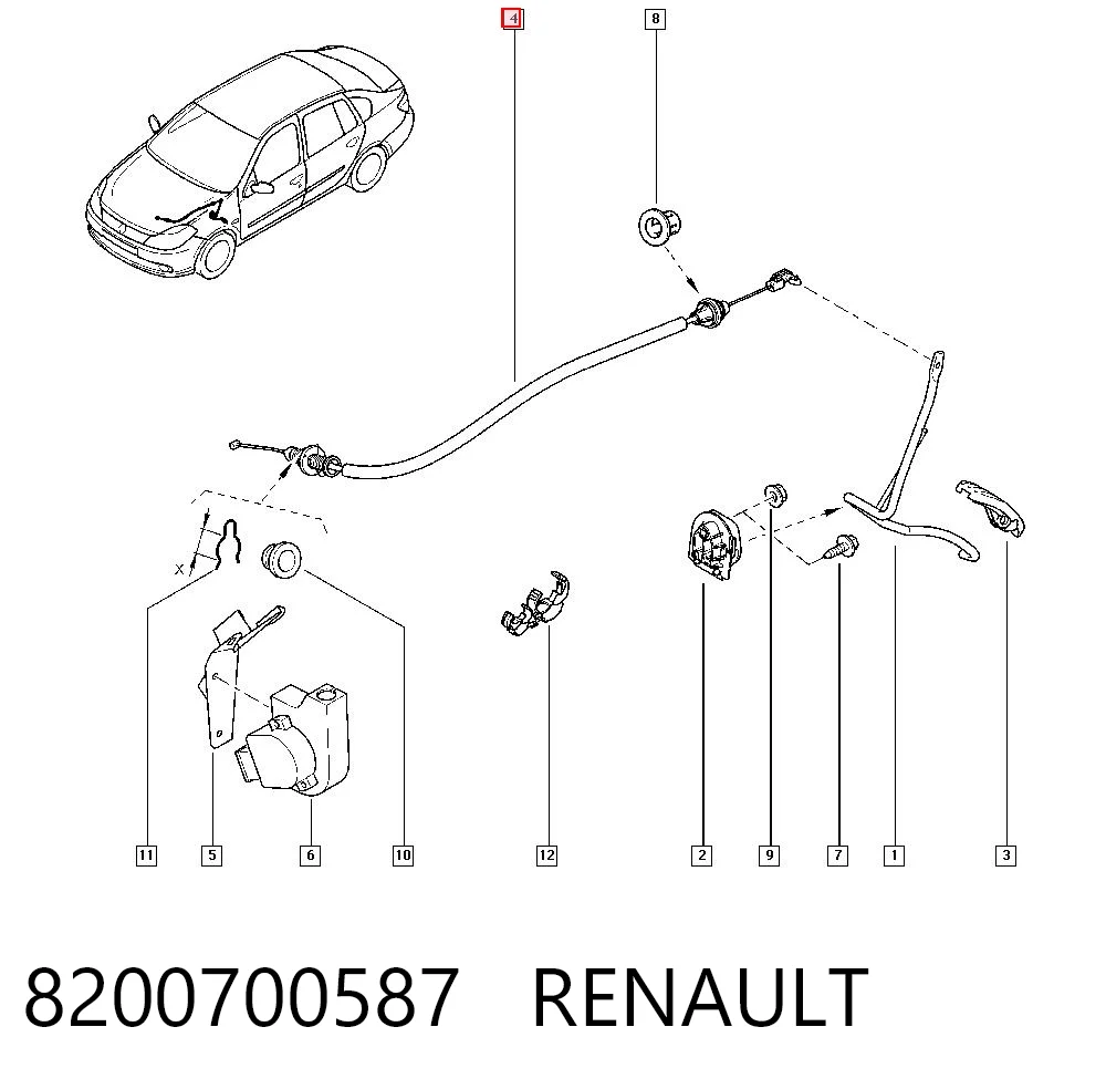 8200700587 Renault (RVI)