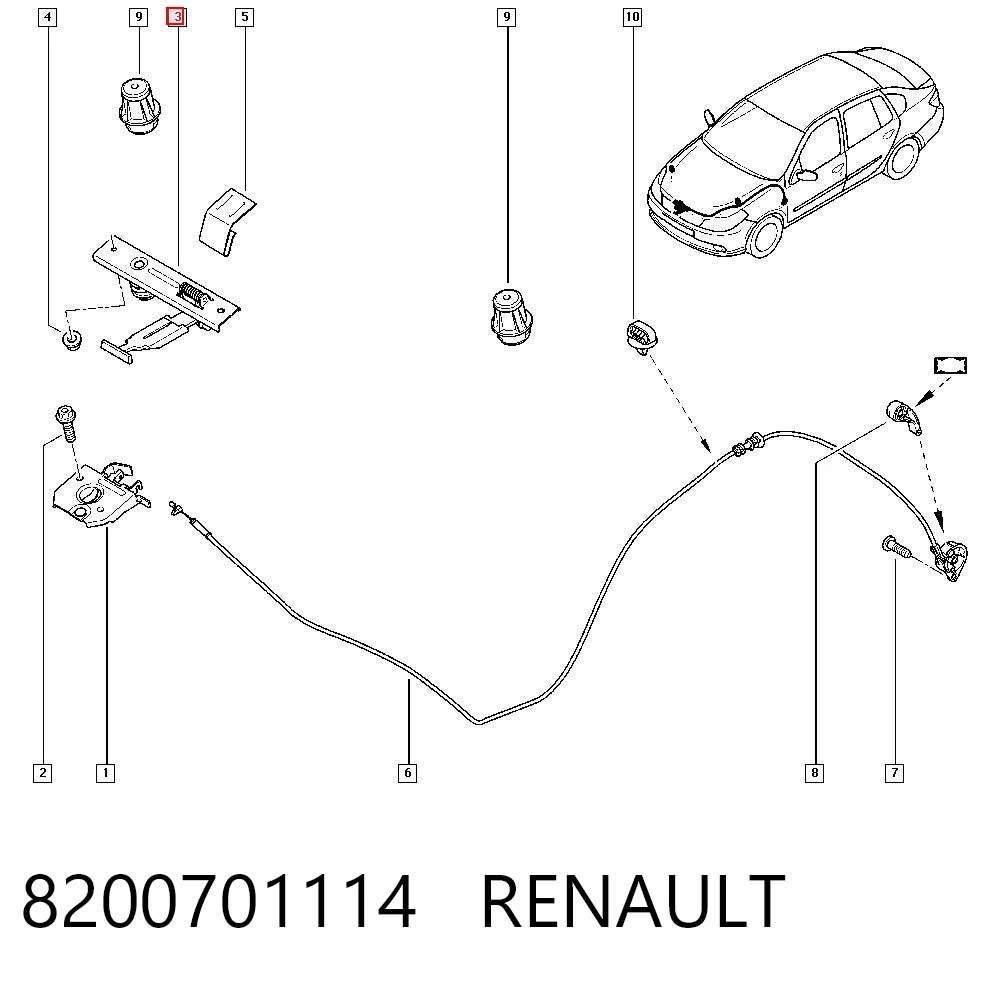 8200701114 RENAULT