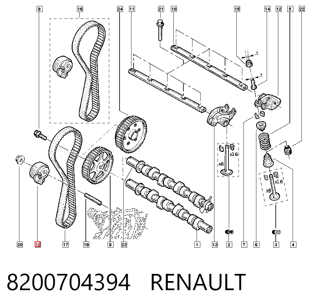 8200704394 Renault (RVI)
