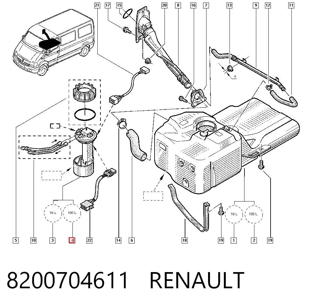 8200704611 Renault (RVI)