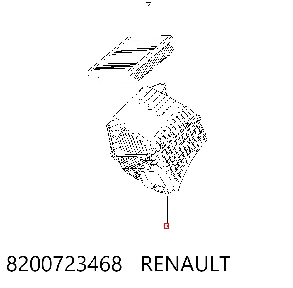 Comprar Caja del filtro de aire Renault Espace IV JK0 a bajo precio
