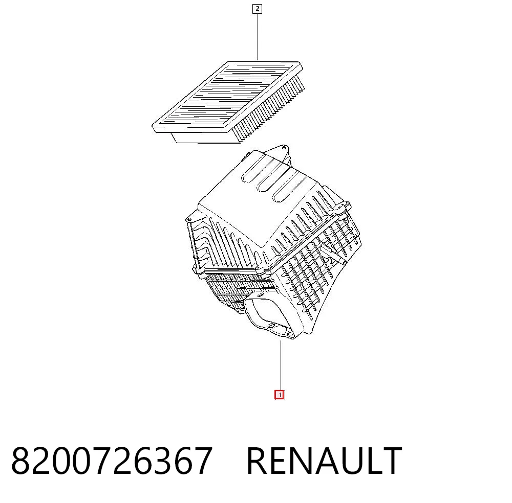 Comprar Caja del filtro de aire Renault Espace IV JK0