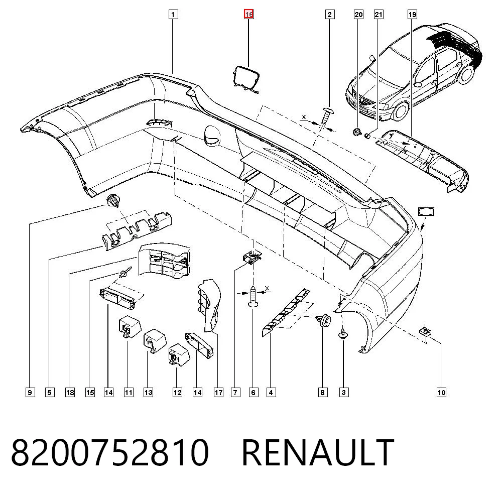 8200752810 Renault (RVI)