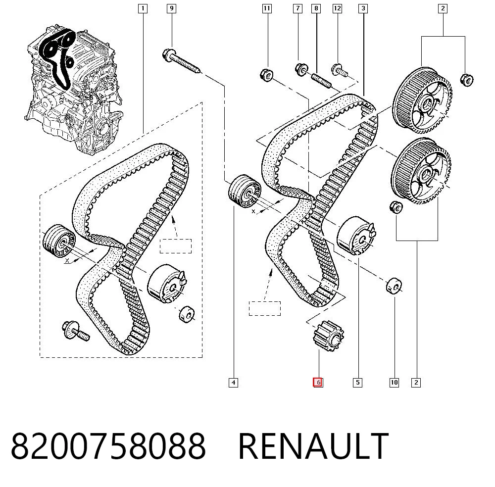 8200758088 Renault (RVI)