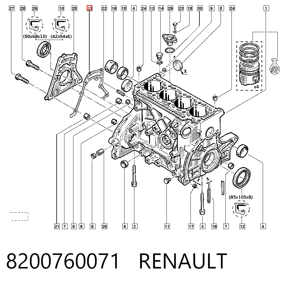 8200760071 Renault (RVI)