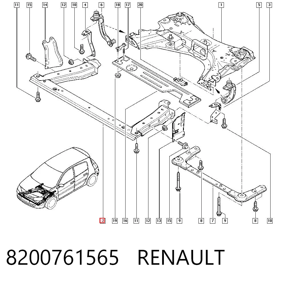 8200761565 Renault (RVI)
