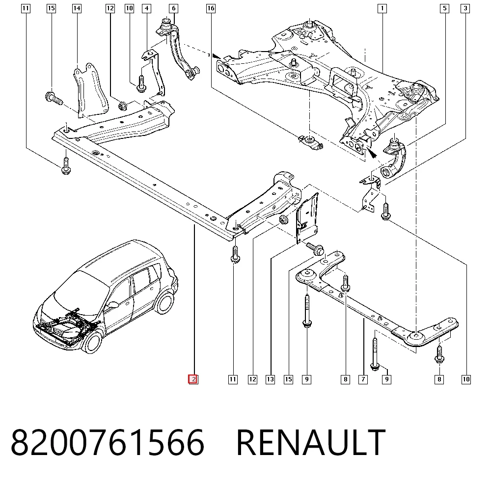 8200761566 Renault (RVI)