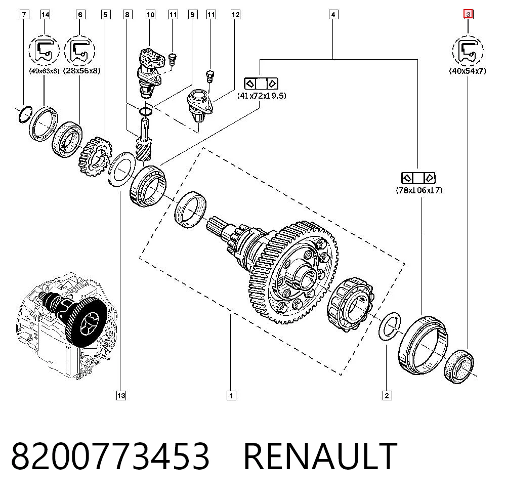 8200773453 Renault (RVI)