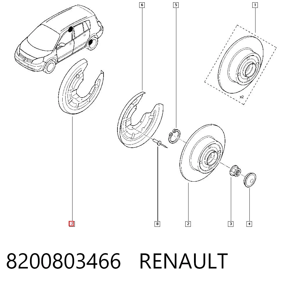 8200803466 Renault (RVI)