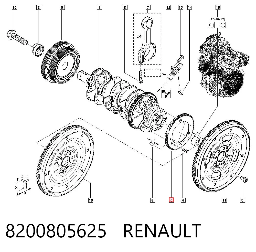 8200805625 Renault (RVI)