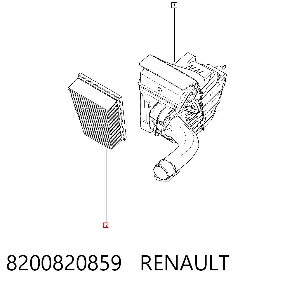 Filtros de aire Renault Kangoo II furgoneta comprar en España