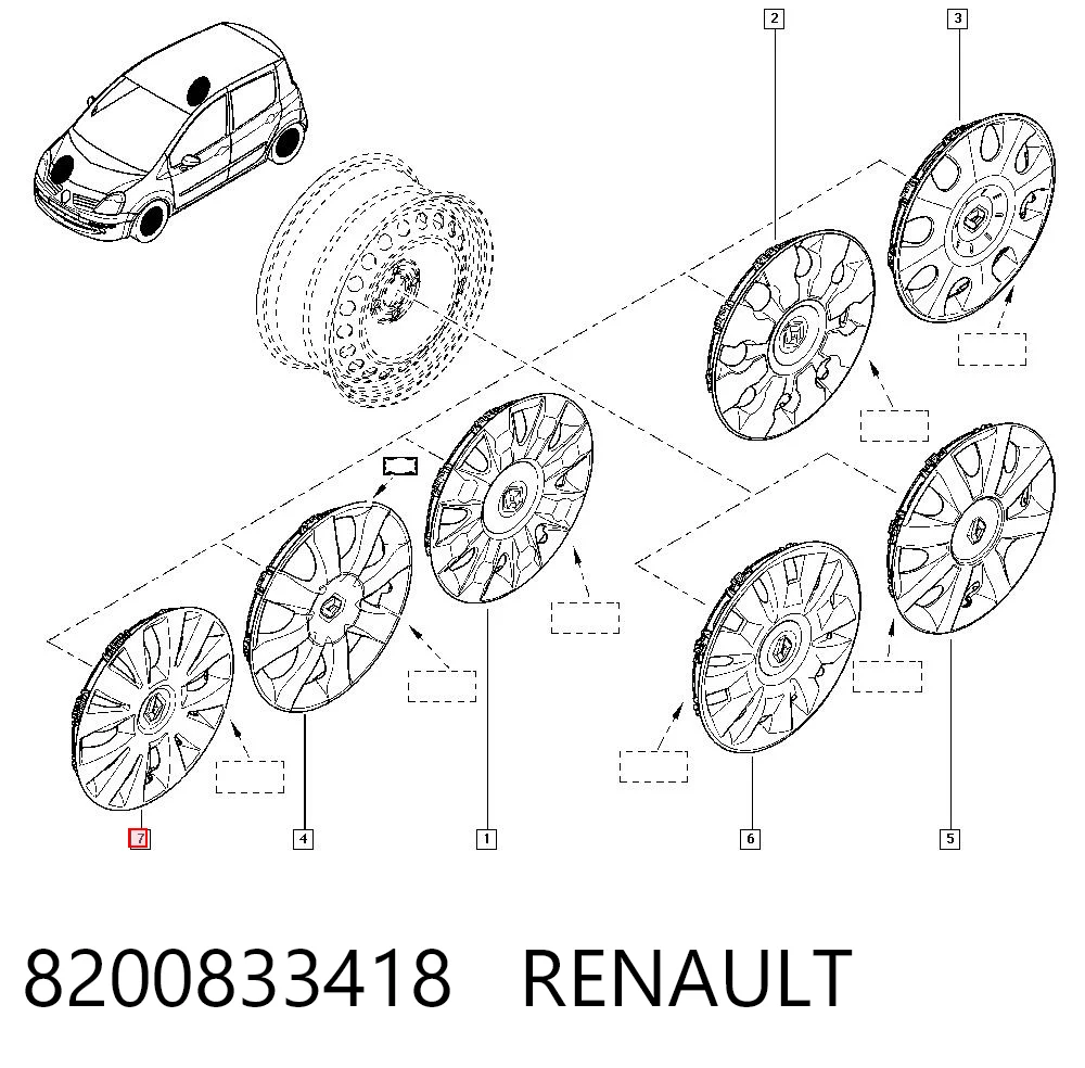 8200833418 Renault (RVI)
