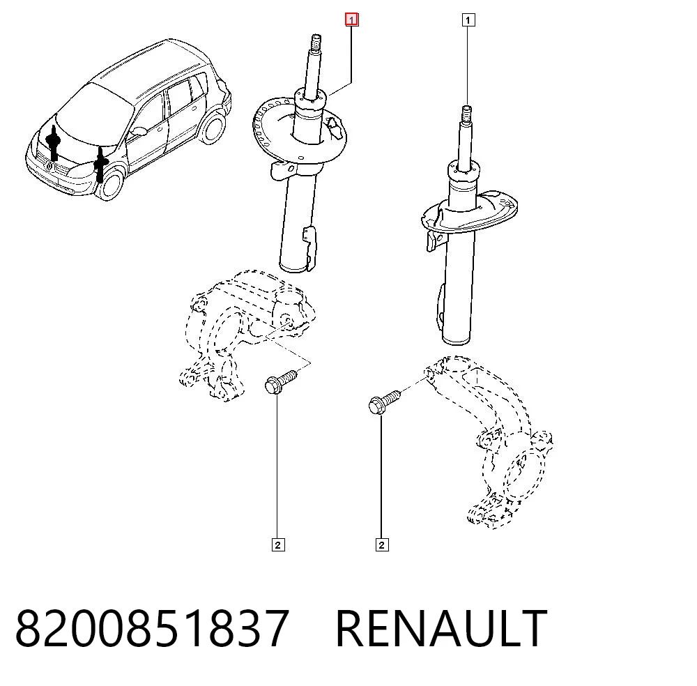 8200851837 Renault (RVI)