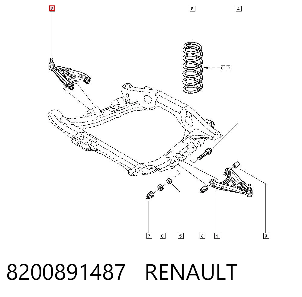 8200891487 Renault (RVI)