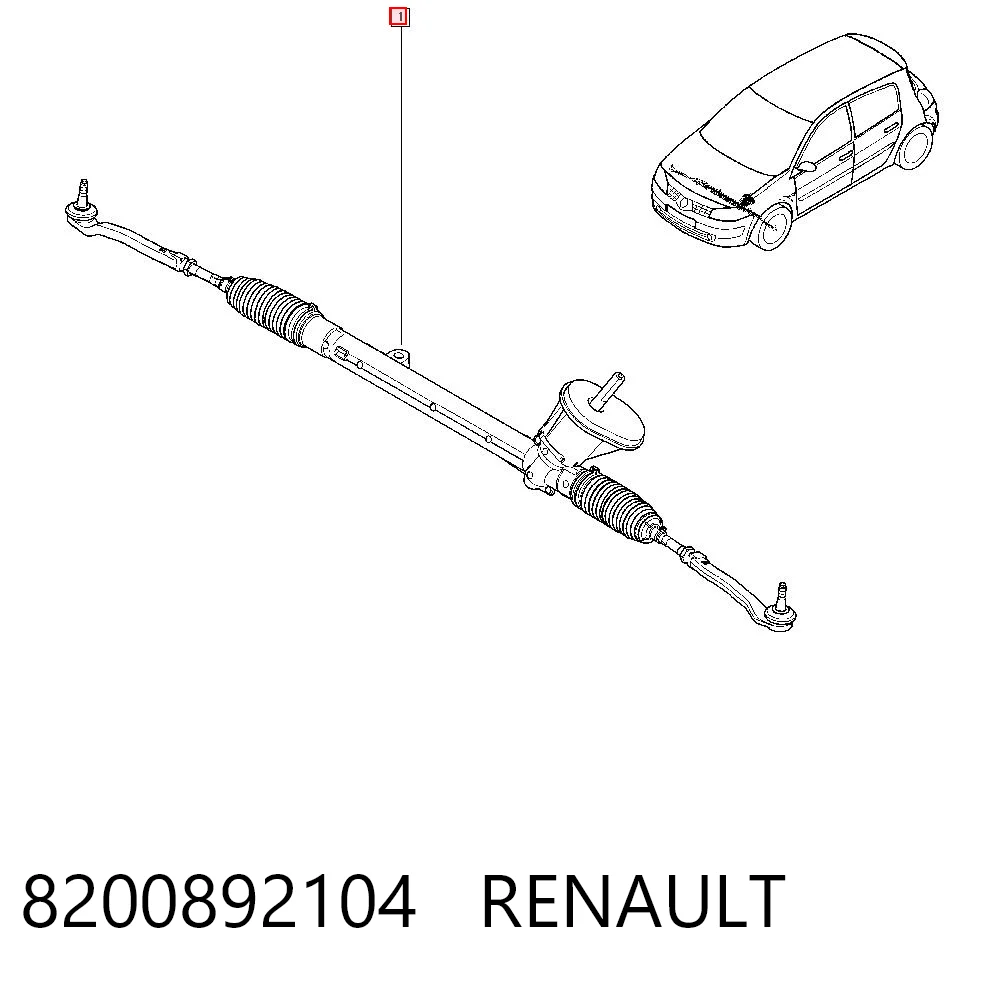 Caja de dirección Renault Scenic II monovolumen comprar en España