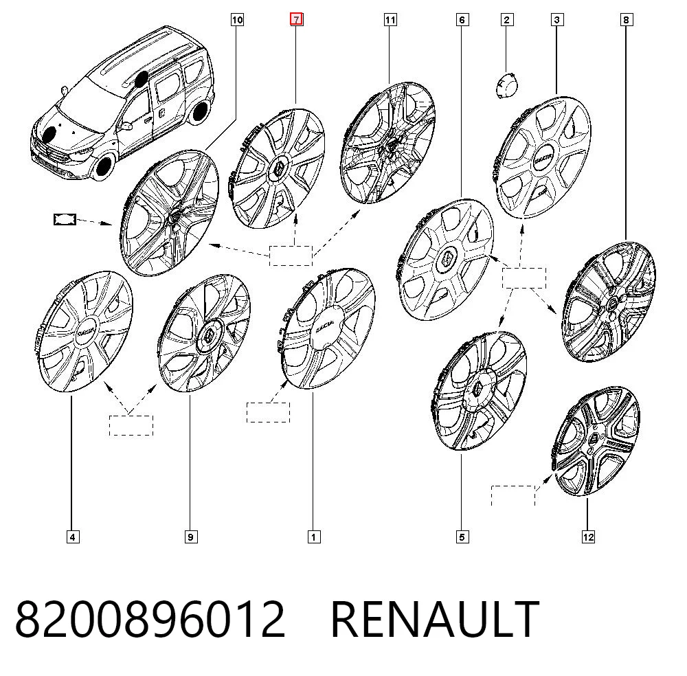8200896012 Renault (RVI)