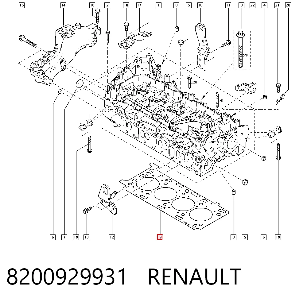 Comprar Junta de culata Renault Espace IV JK0
