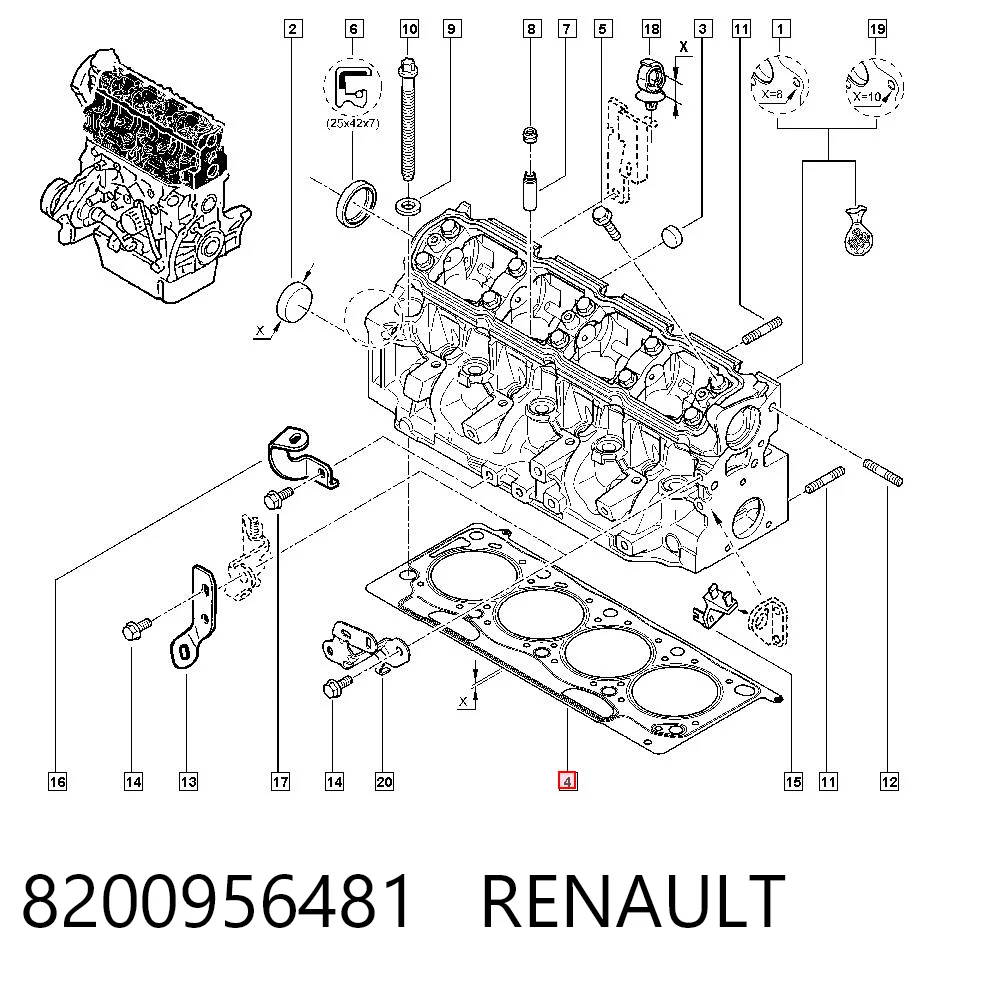 8200956481 Renault (RVI)