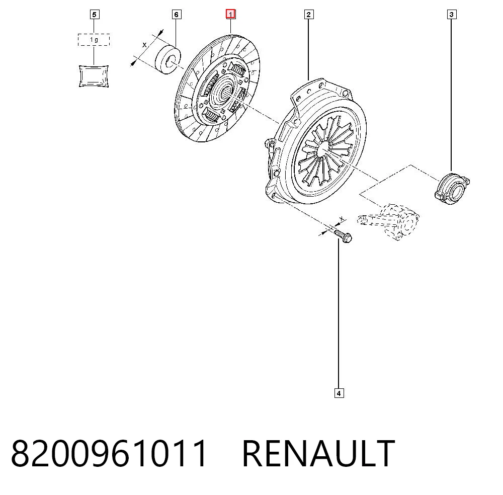 8200961011 Renault (RVI)