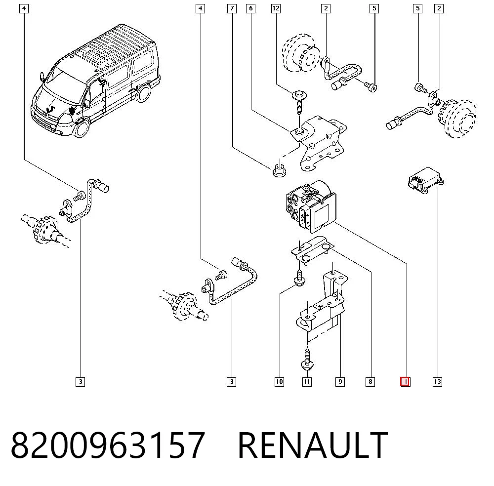 8200963157 Renault (RVI)
