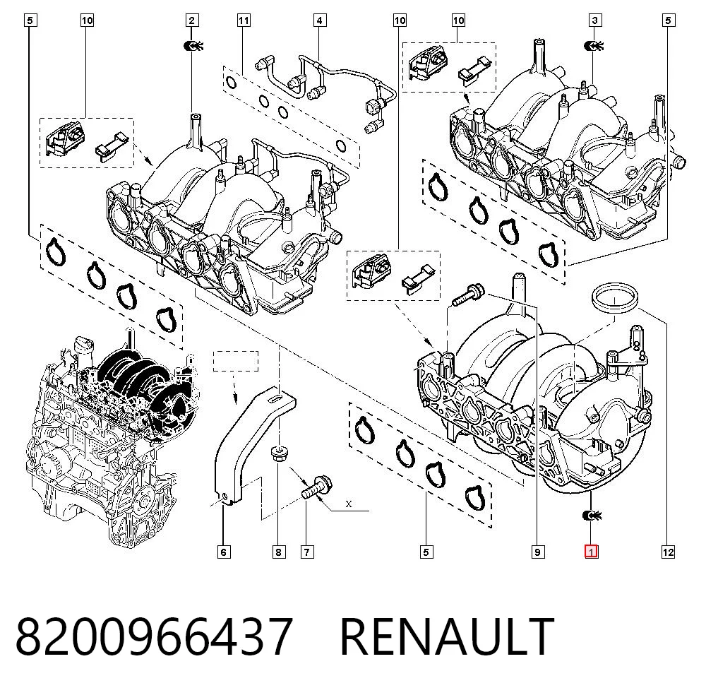 Módulo colector de admisión Renault Clio desde 88,89 €