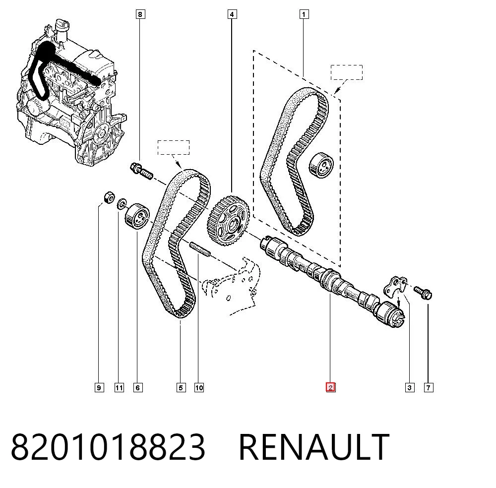 8201018823 Renault (RVI)