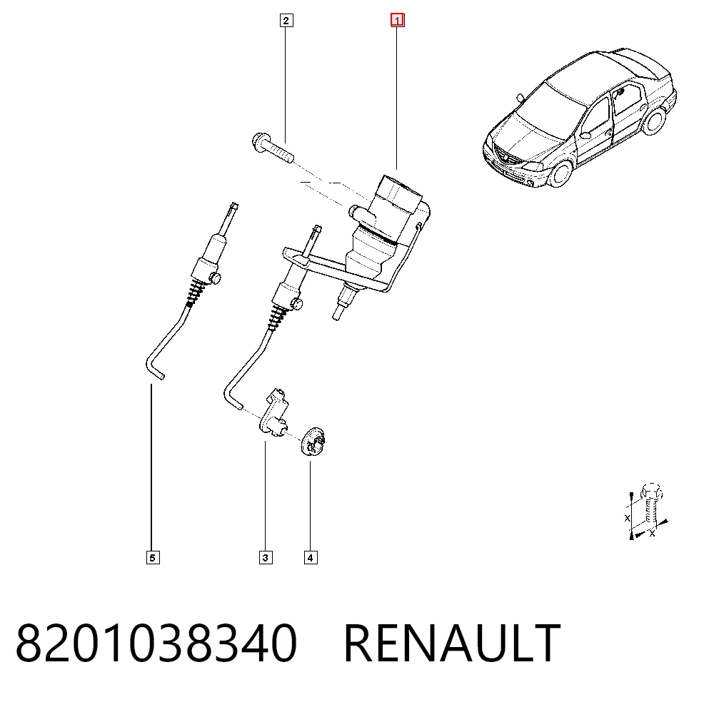 8201038340 Renault (RVI)