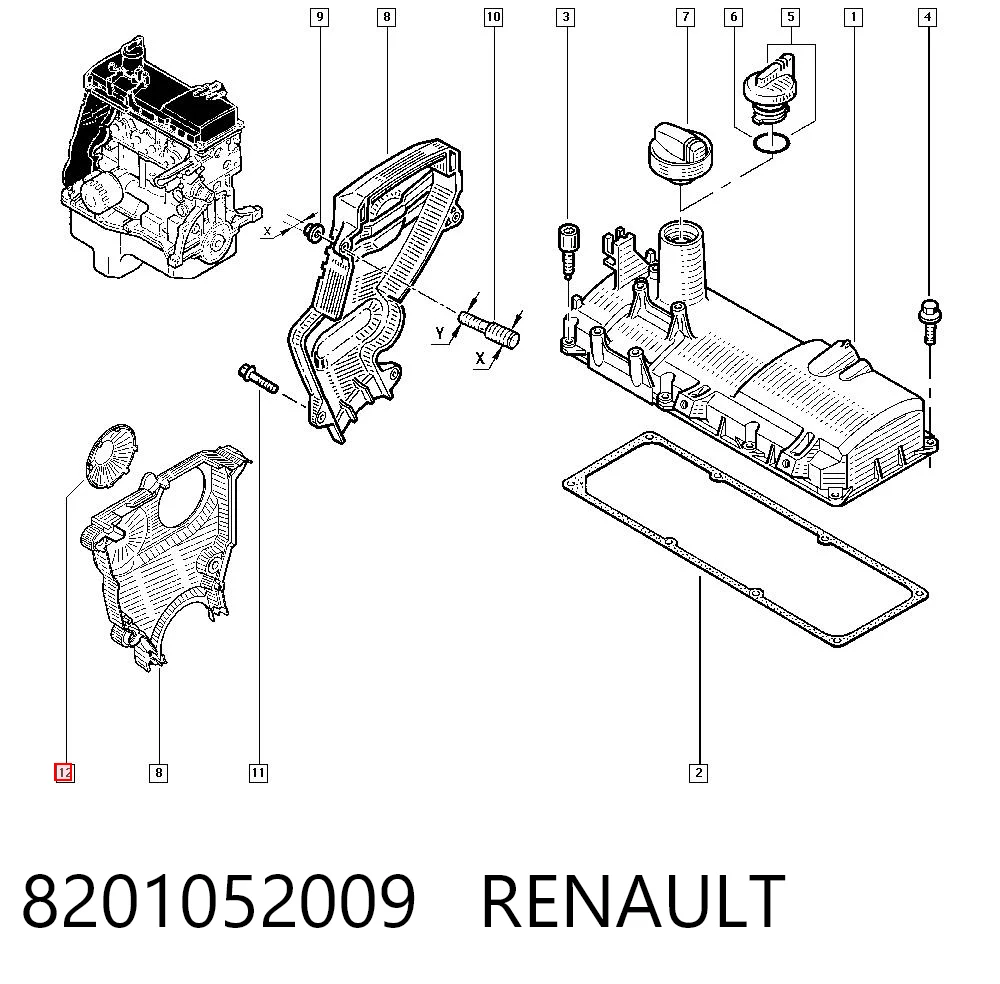 8201052009 Renault (RVI)