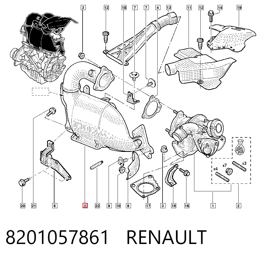 8201057861 Renault (RVI)