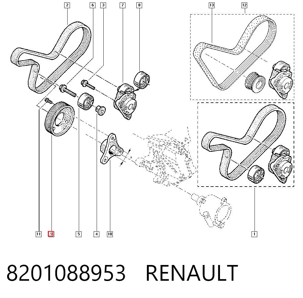8201088953 Renault (RVI)