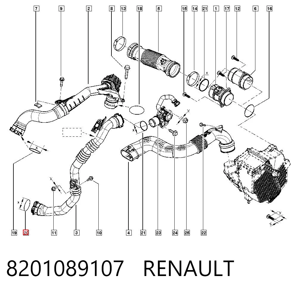 8201089107 Renault (RVI)