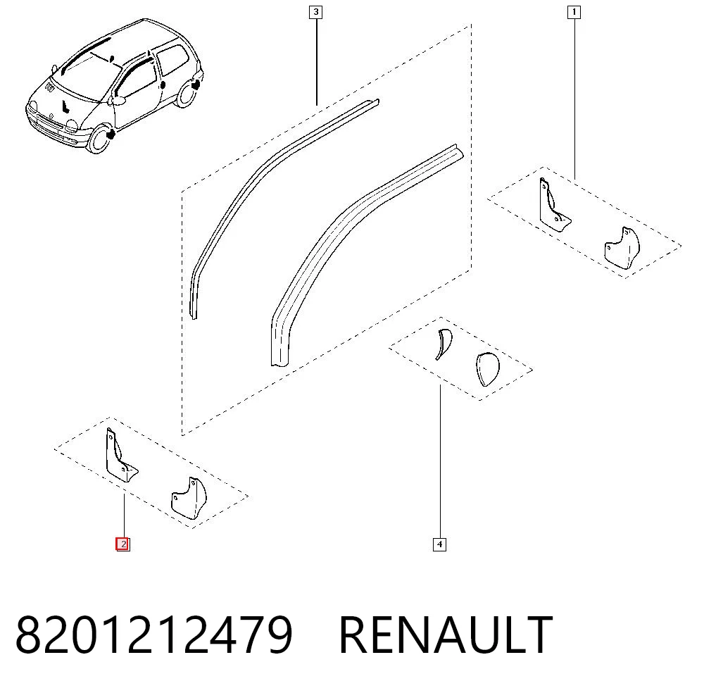 Comprar Juego de faldillas traseras Renault Laguna II BG0, BG1 a bajo precio
