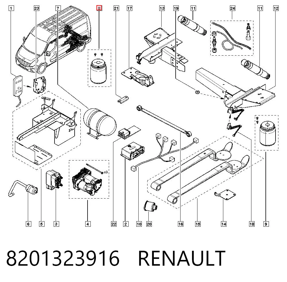 8201323916 Renault (RVI)