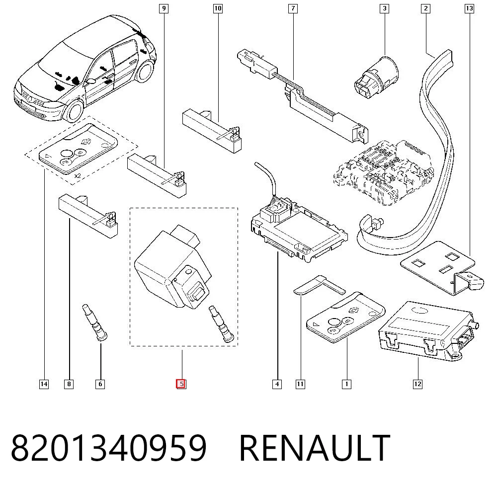 8201340959 Renault (RVI)