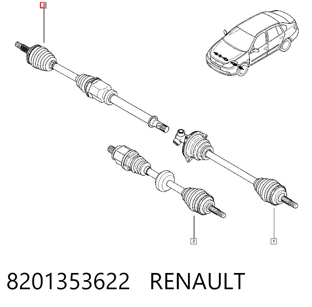 8201353622 Renault (RVI)