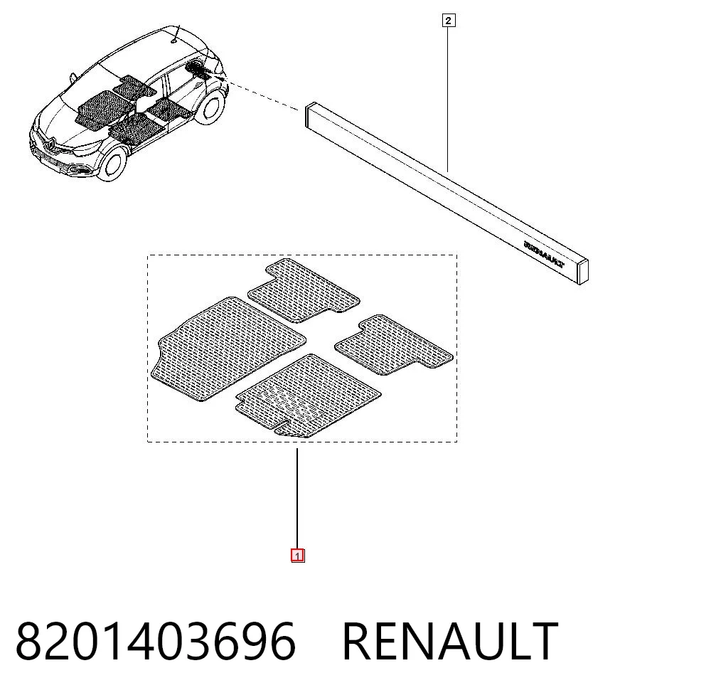 8201403696 Renault (RVI)