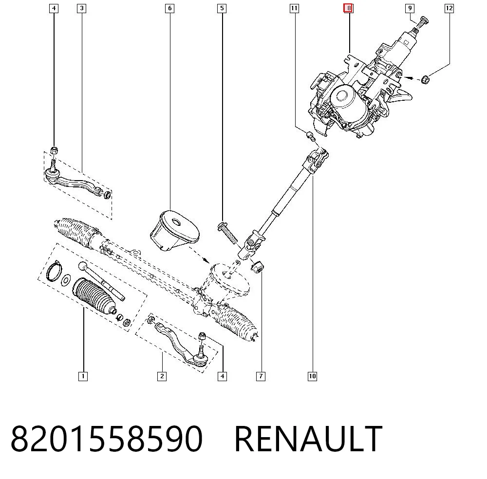 Comprar 8200932439 VAG Columna dirección