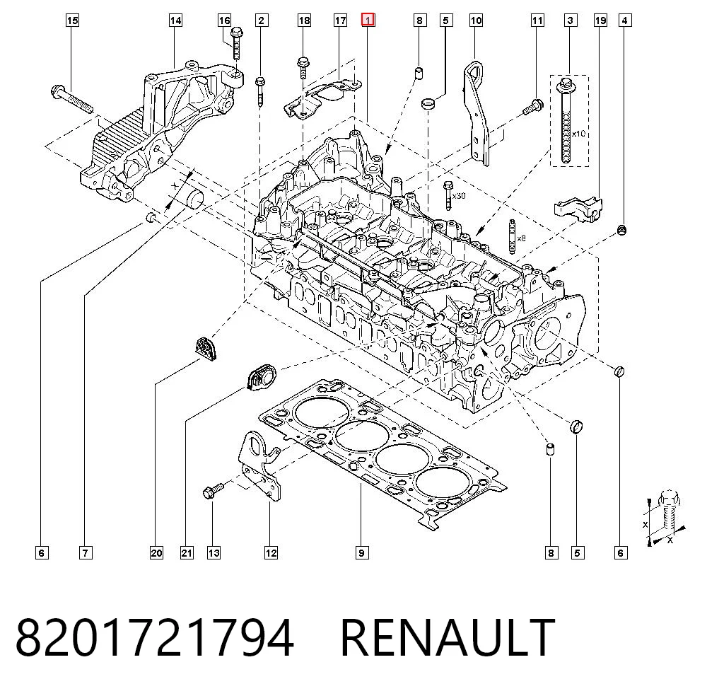 8201721794 Renault (RVI)