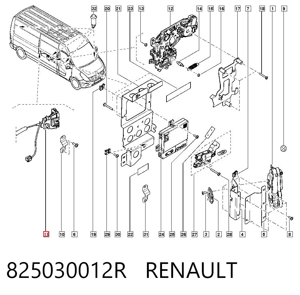 825030012R Renault (RVI)
