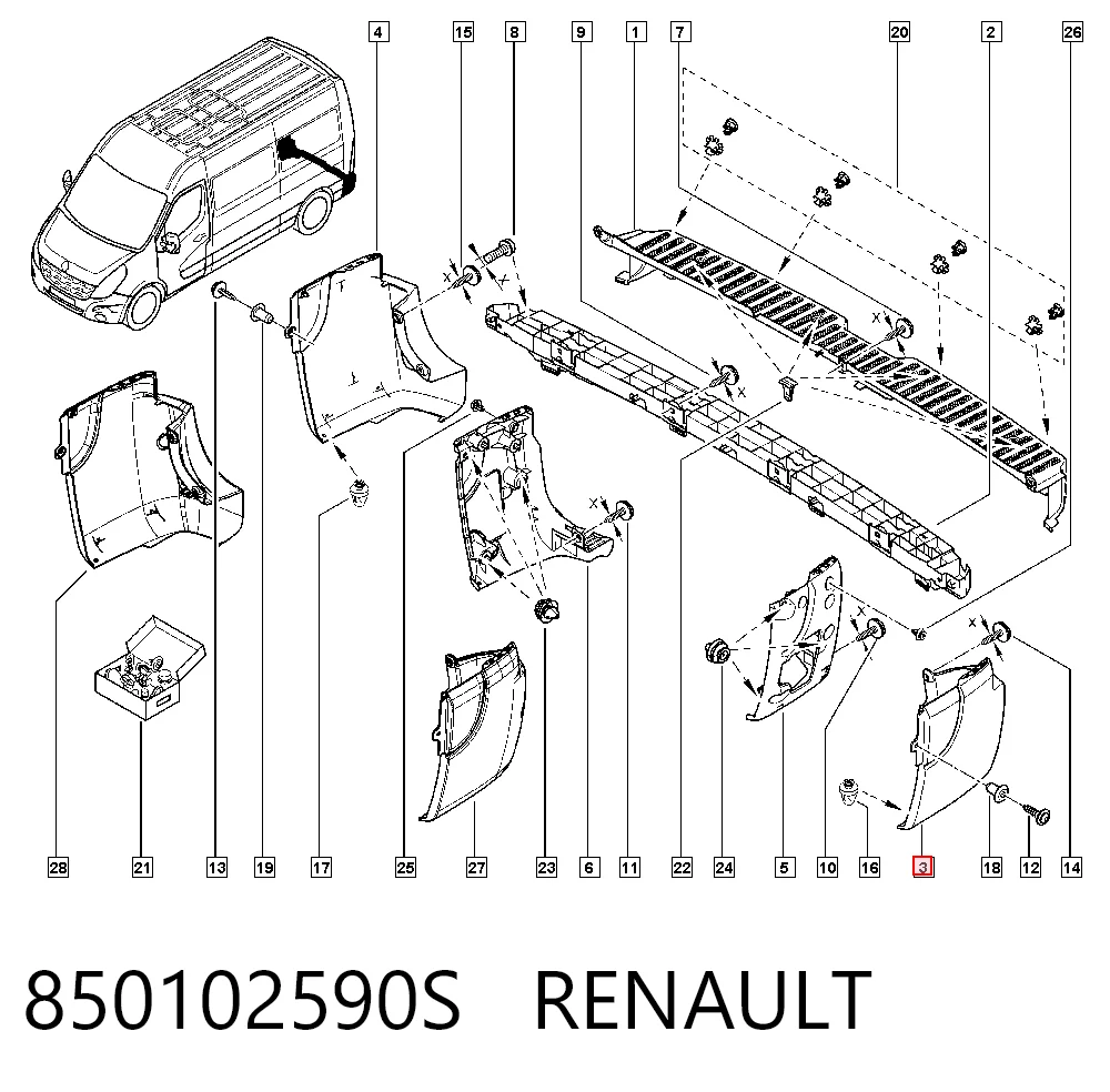 850102590S Renault (RVI)